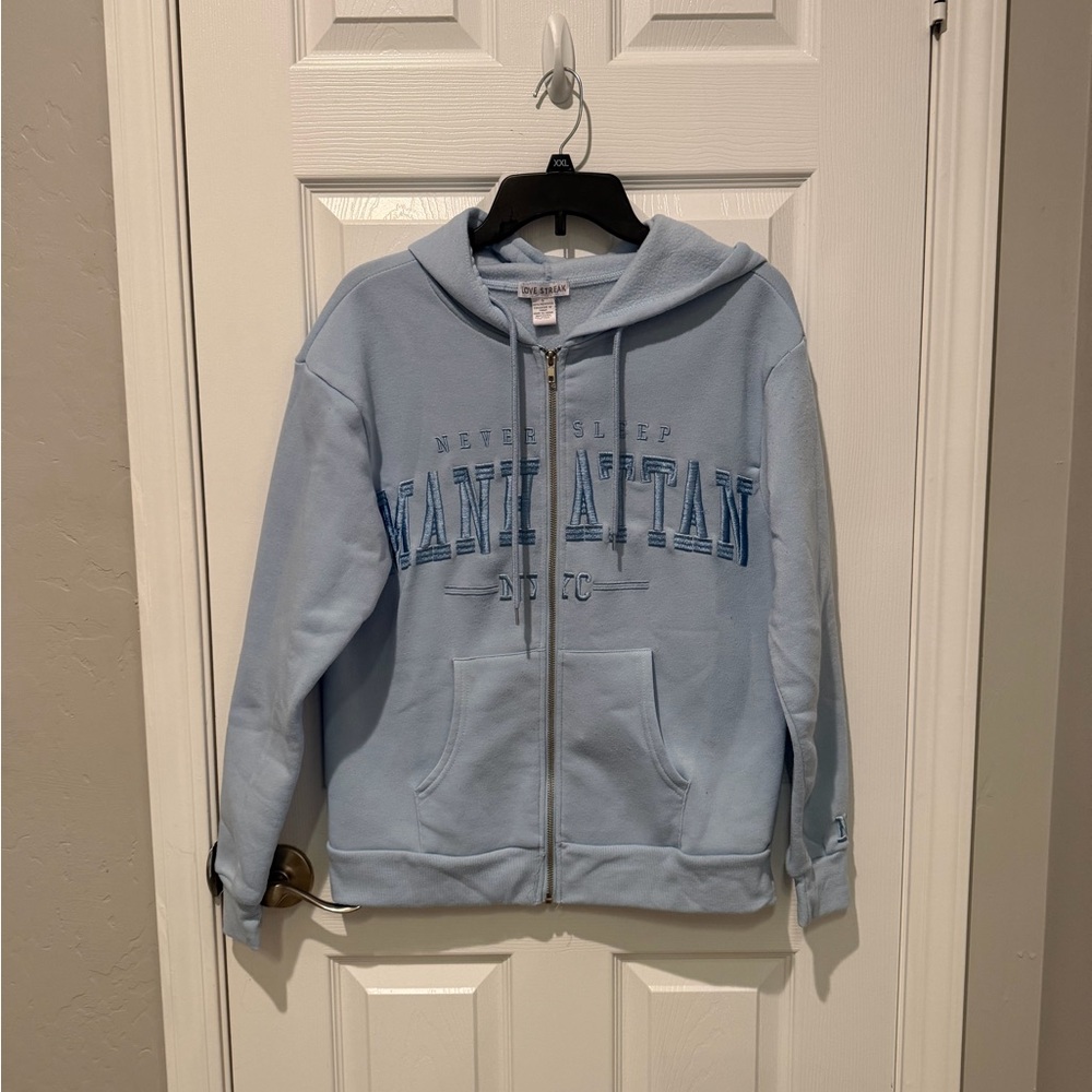 Light Blue Manhattan Hoodie